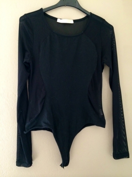 Body noir transparent taille unique acheter vendre