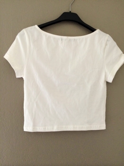 Crop top blanc taille unique acheter vendre