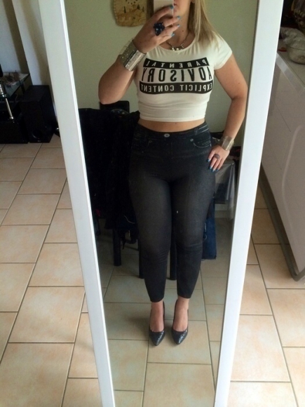 Crop top blanc taille unique acheter vendre