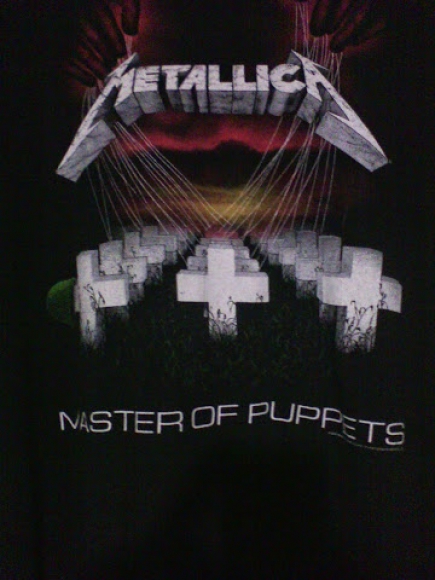 Tee-shirt METALLICA Master of Puppets XL noir acheter vendre