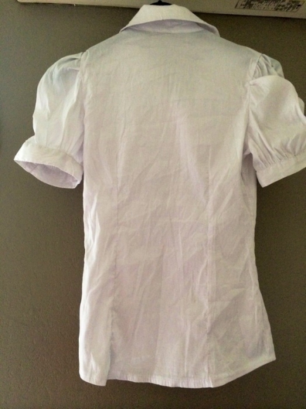 Chemisier blanc manches courtes taille 1 acheter vendre