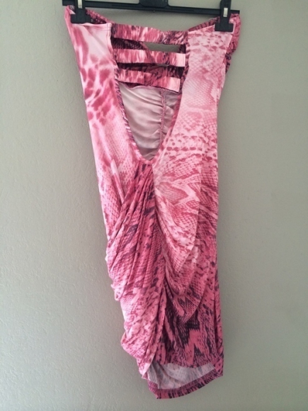 A SAISIR - Maginfique robe bustier rose léopard taille M acheter vendre