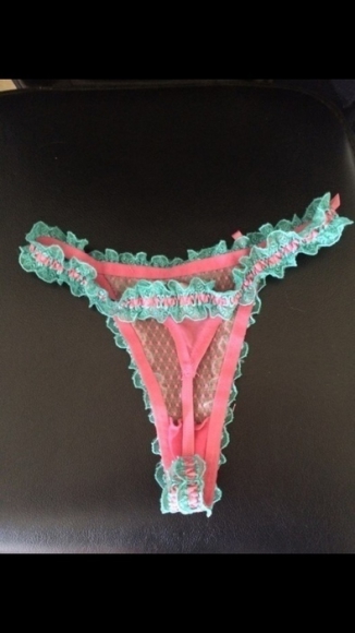 String rose et vert Soleil Sucré taille S acheter vendre