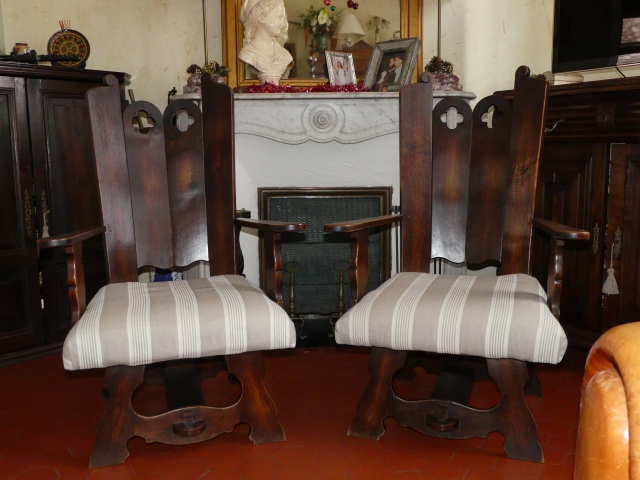 un paire de fauteuils rustiques campagnards acheter vendre