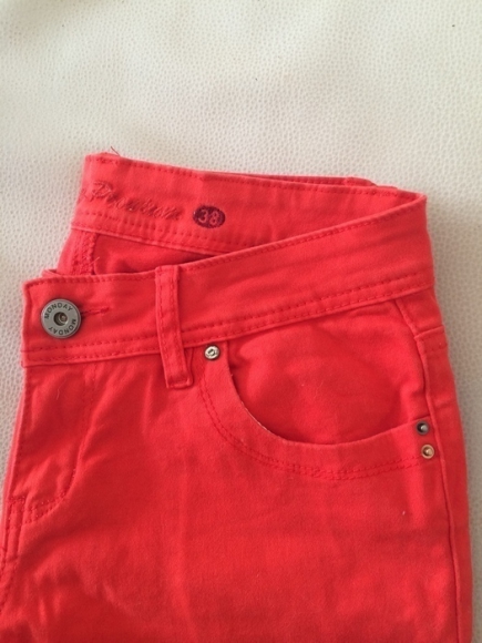 Pantalon orange taille 38 acheter vendre