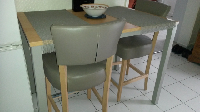 table et tabourets de bar snack  acheter vendre