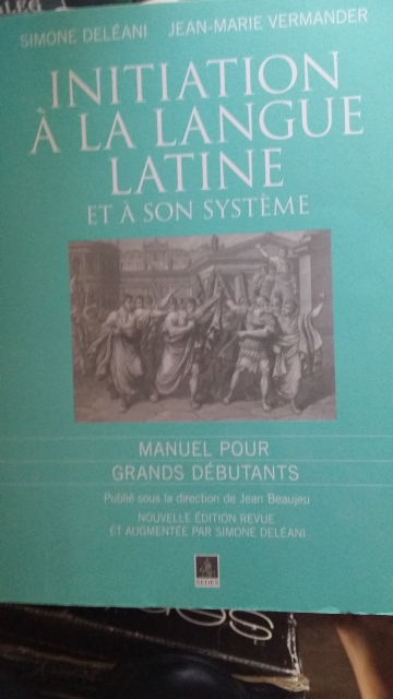 Initiation à la langue latine  acheter vendre